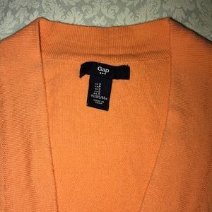 Light Orange open cardigan